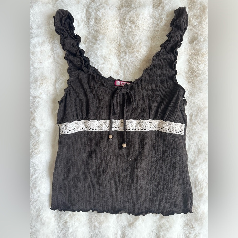 Vintage Y2K Deb Tank- size medium